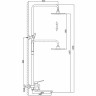 Душевая система FRAP H61 F2461 хром